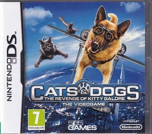 Cats and Dogs The Revenge of Kitty Galore the Video Game - Nintendo DS (A Grade) (Genbrug)